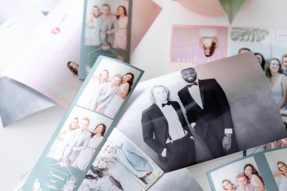 Instant photo strips