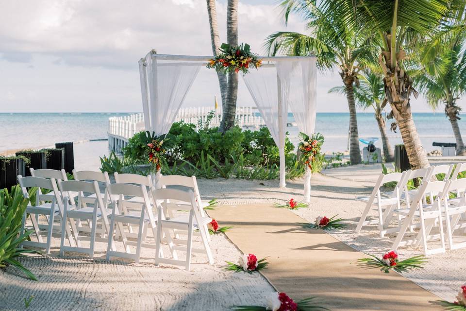 Ceremony on the beach