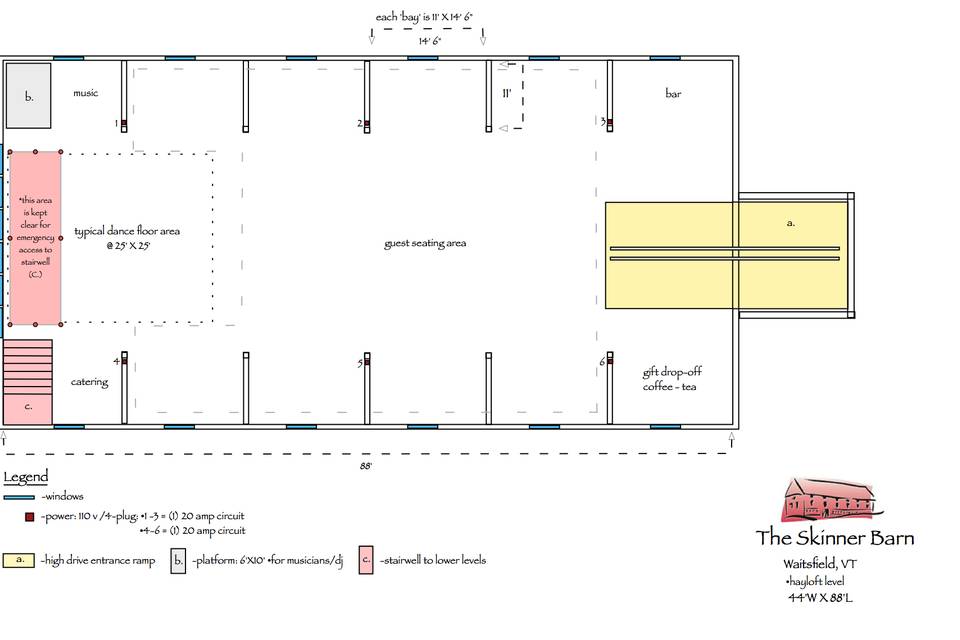 Haylofty floor plan.