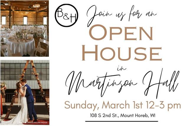 Upcoming OPEN HOUSE!