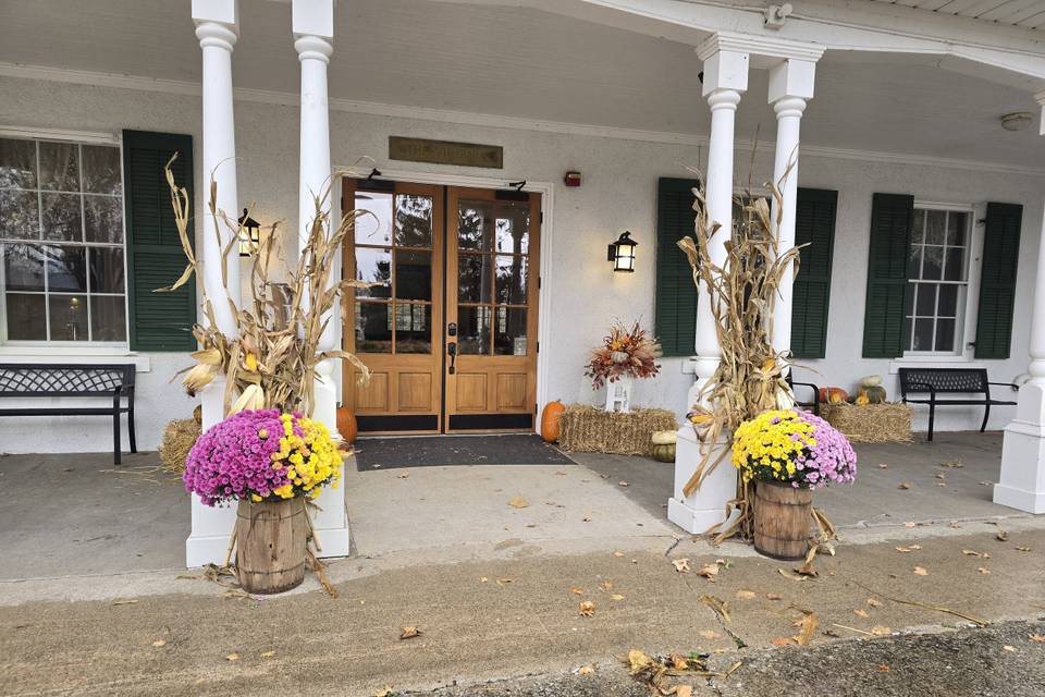 Entry to reception