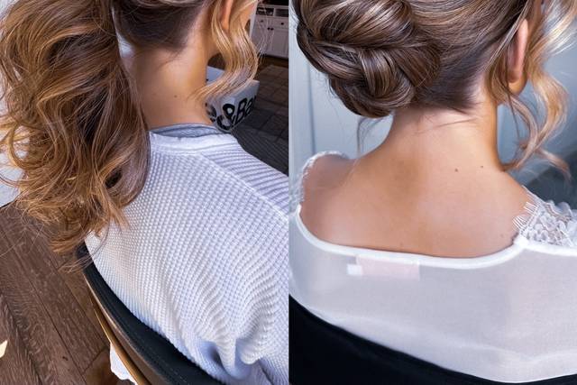 Bride rehearsal/wedding hair