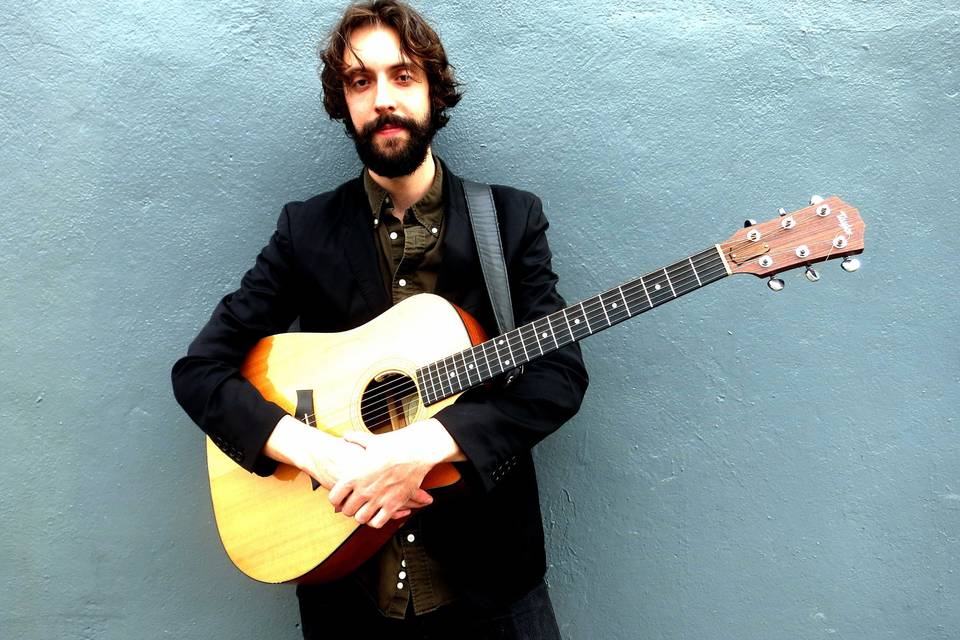 Guitar and Human Portrait