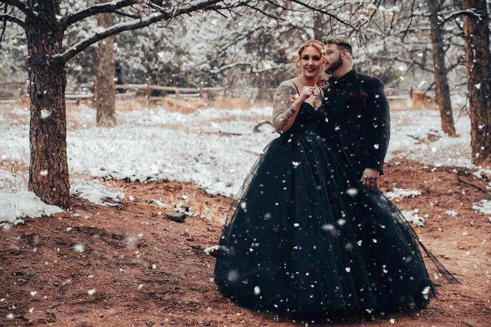 Wedding garden of the gods