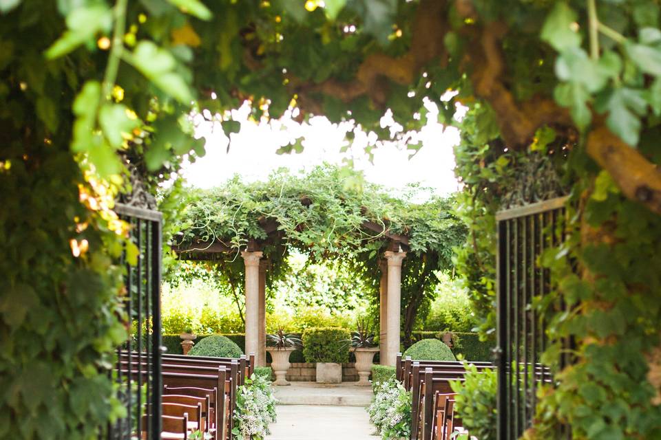 Garden ceremony