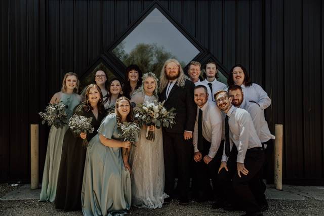 Exterior of indoor ceremony