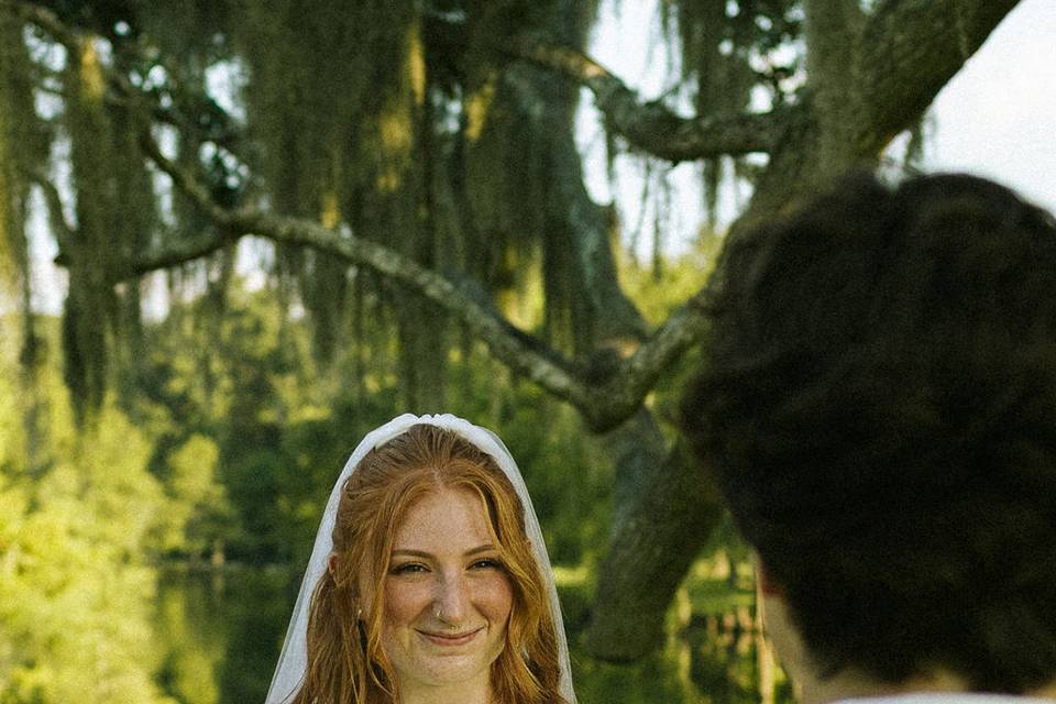 At the altar