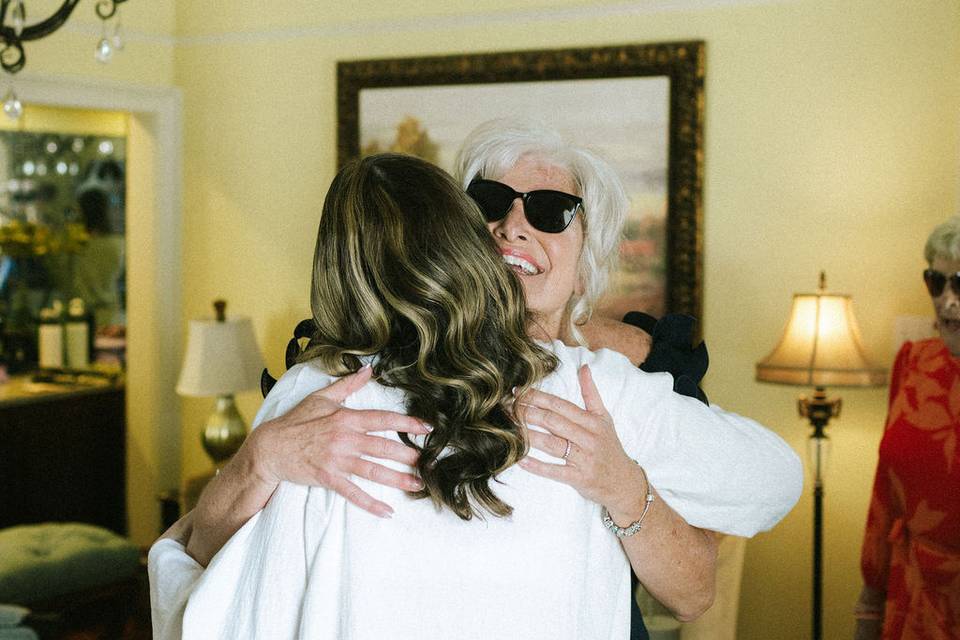 Hug from mom