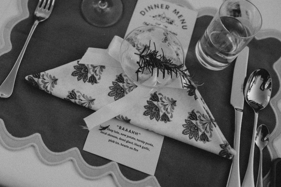 Dinner time remnants