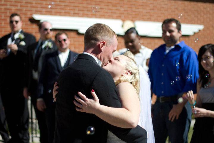 Couple kissing
