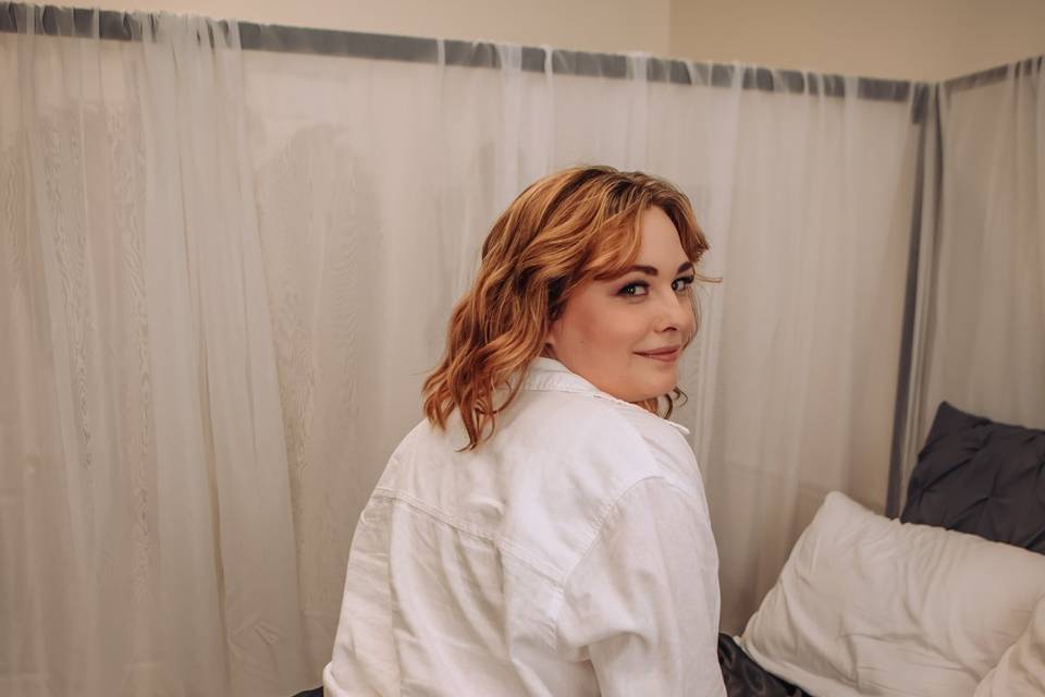 White Button Up Boudoir