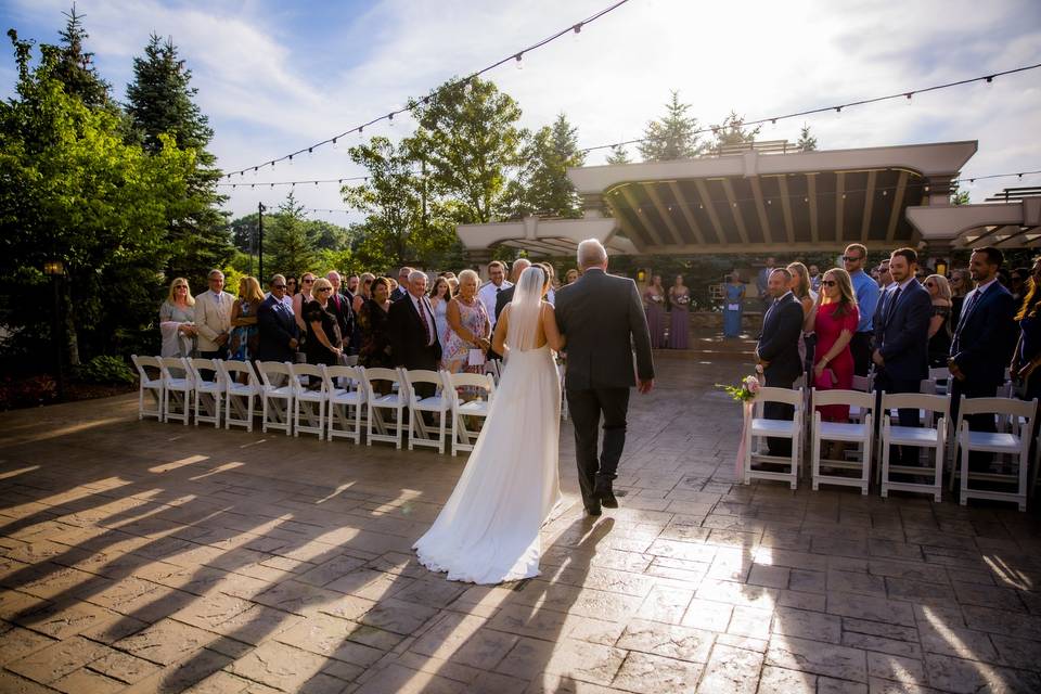 Outdoor Tiffany Pavilion