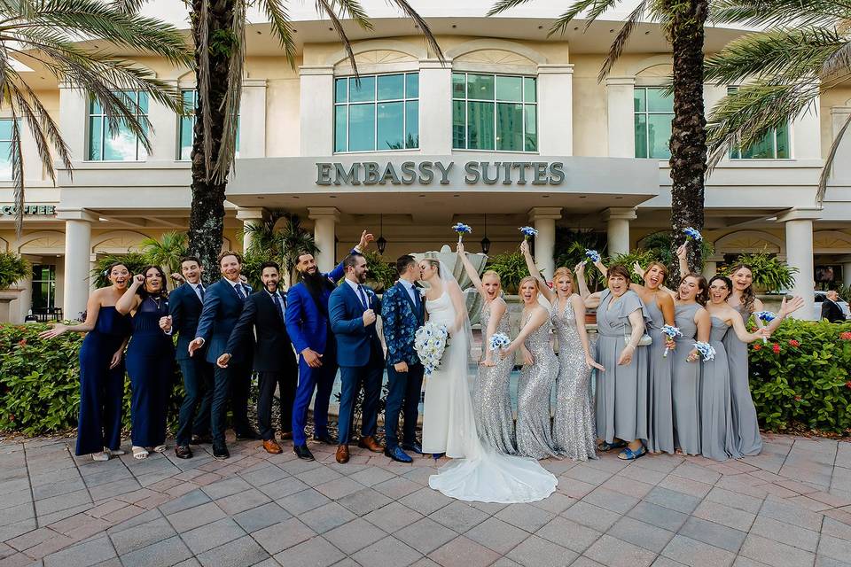 Post Ceremony Bridal Party
