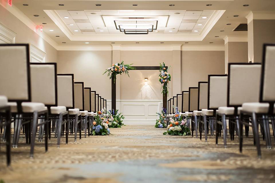 Indoor Ceremony Set up