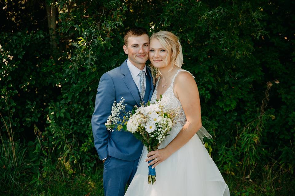 Beautiful bride and groom.