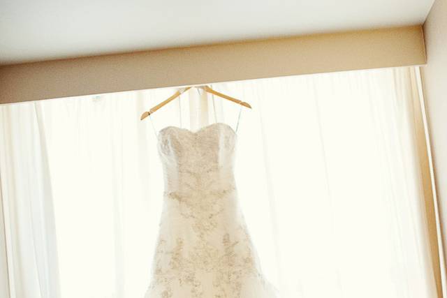 Bride's gown
