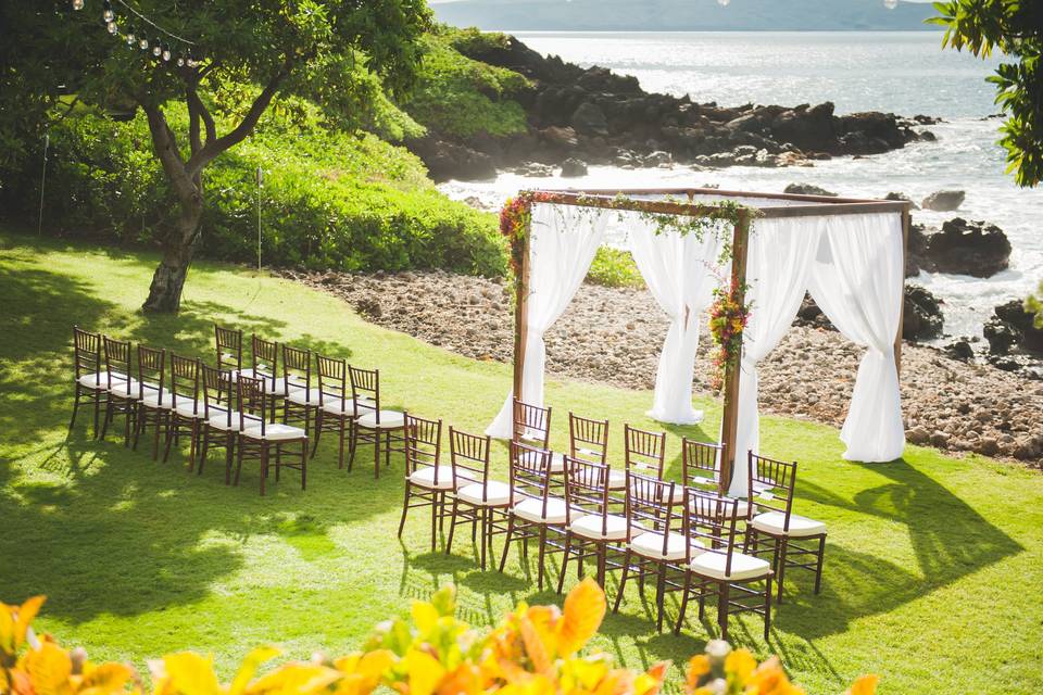 Maui Wedding Venue shot by Maui Wedding photographers Karma Hill Photography.