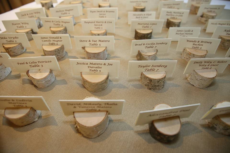 Place cards