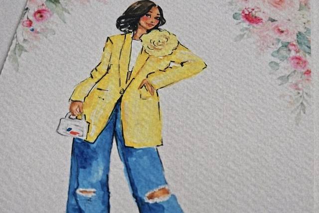 Live fashion illustrations