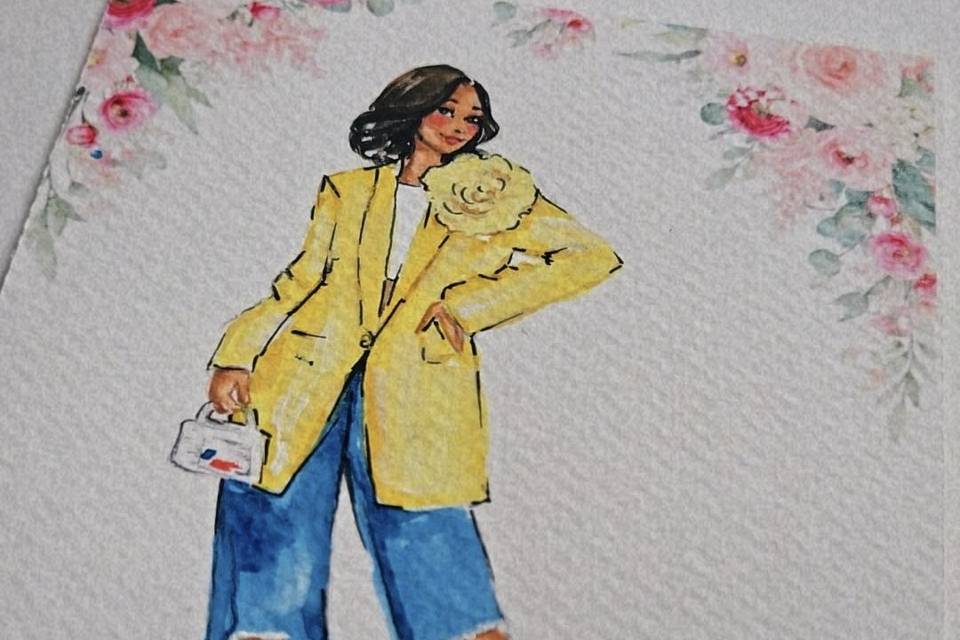 Live fashion illustrations