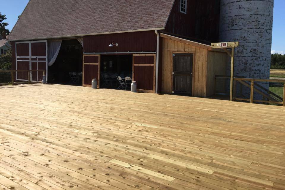 Our new 2,500 square-foot deck!