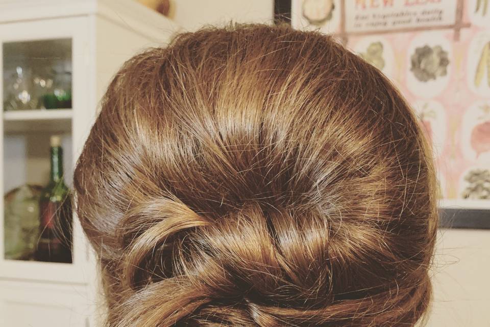Organic updo