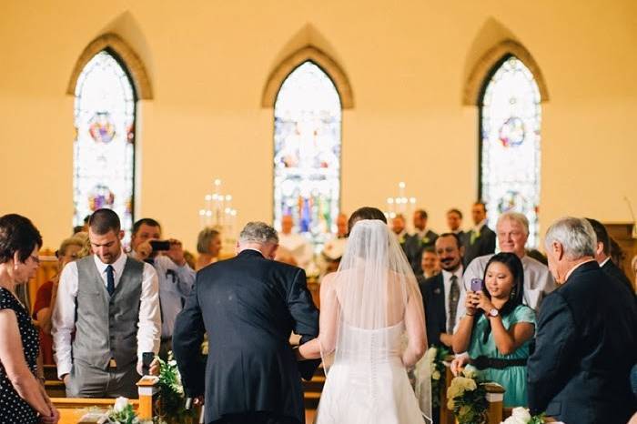 Wedding in Kumler Chapel