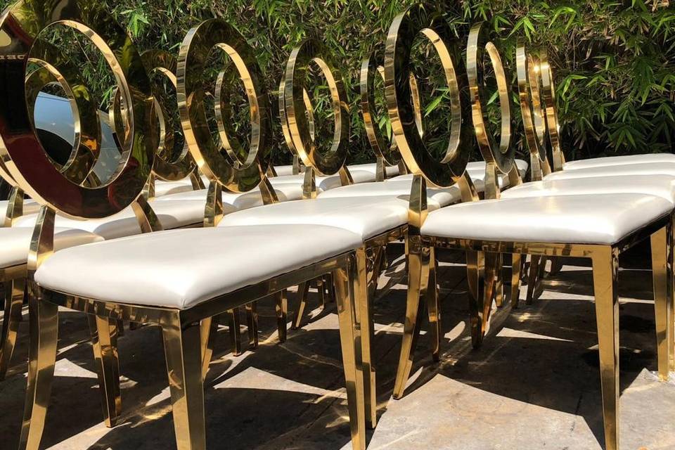 Golden chairs