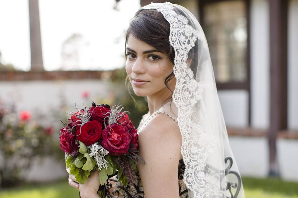 Spanish mantilla veil