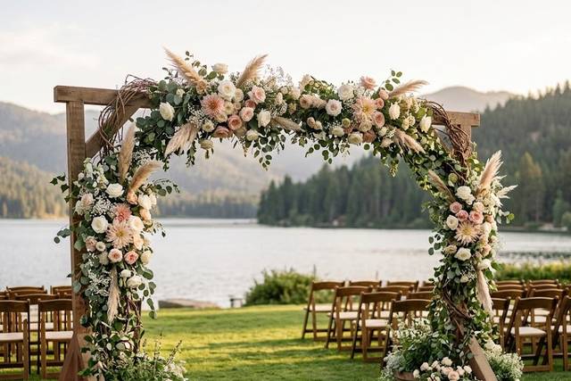 Rustic Wood Arch