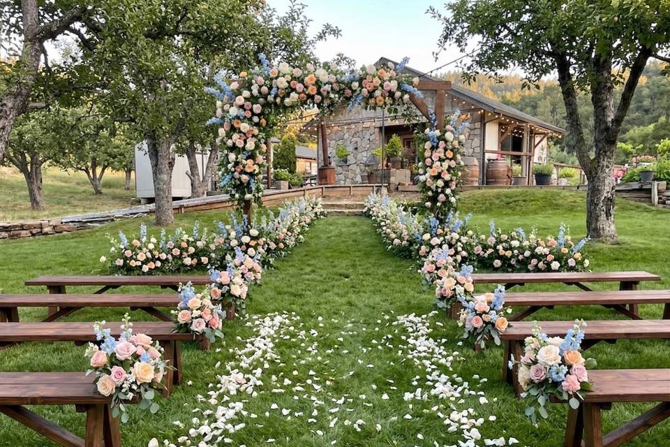 Rustic 8ft. Benches