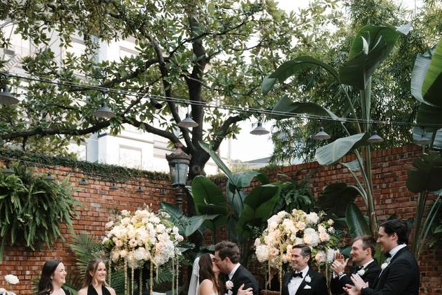 Intimate wedding ceremony