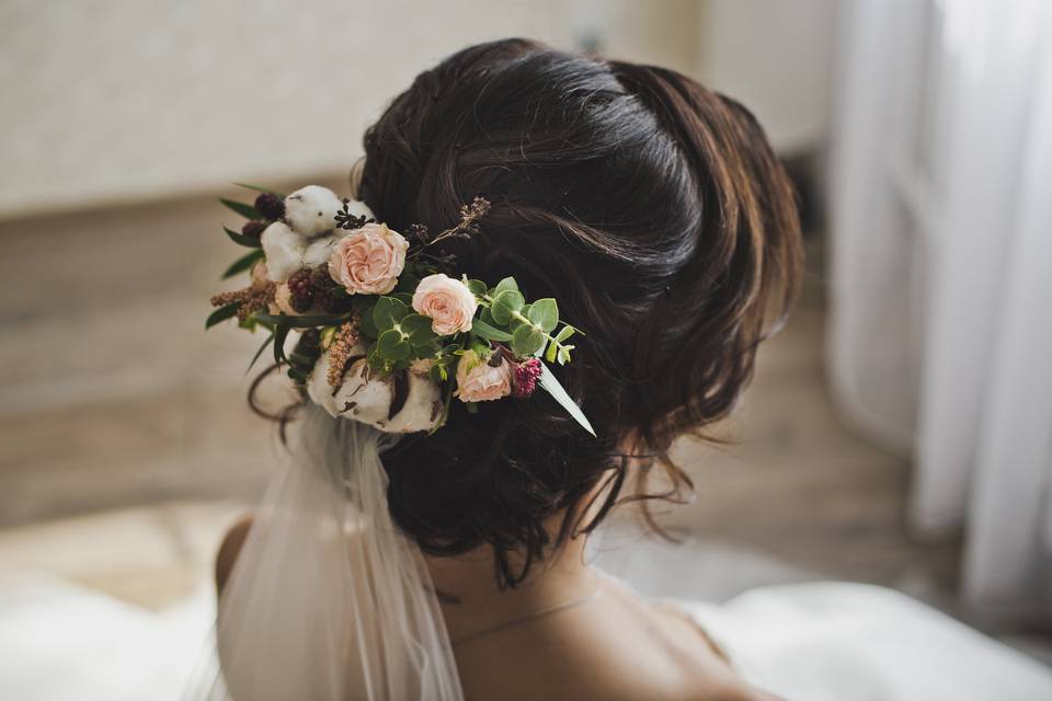Floral Wedding Hair