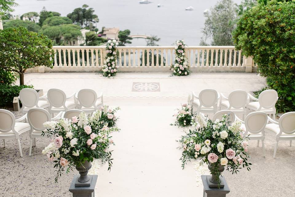 Ceremony with a view