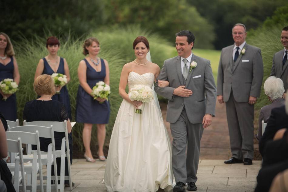 Walking down the isle