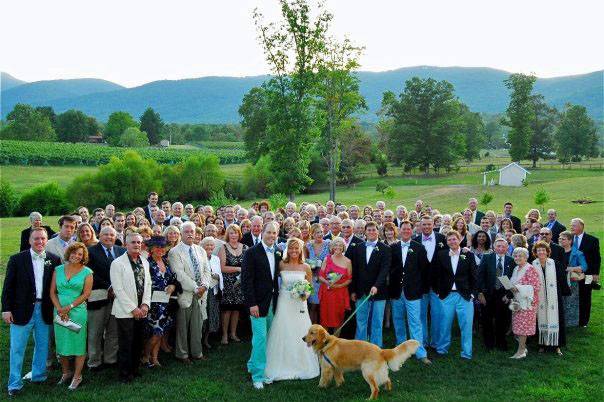 With dog ring bearer