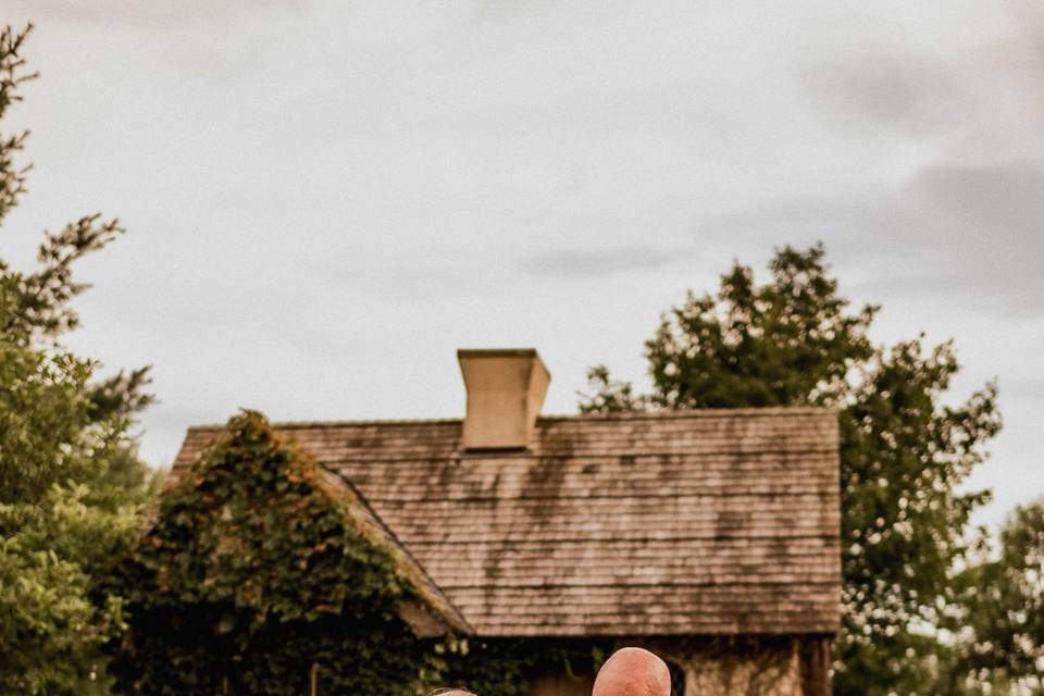 Couple at Garden Shed