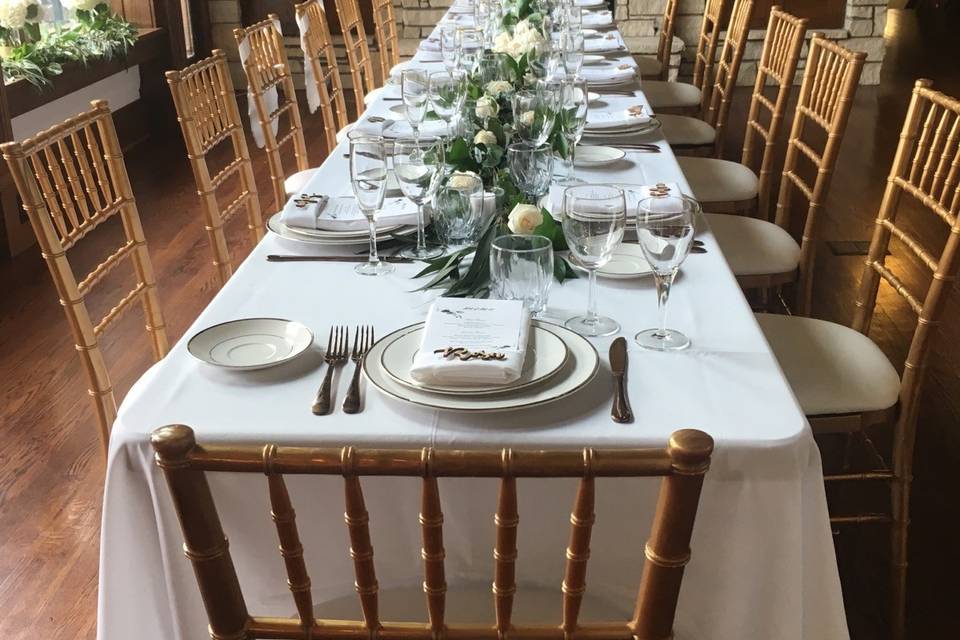 Banquet Table