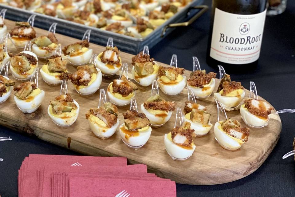 Deviled eggs appetizers