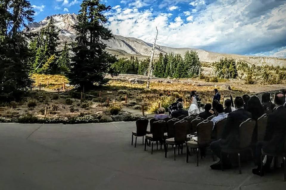 Timberline Lodge wedding.