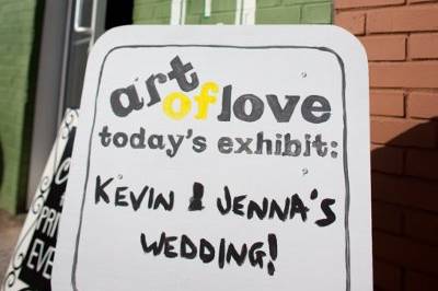 Wedding in an art gallery?  Complete the theme!