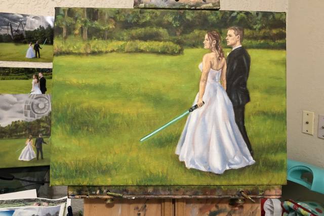 Wedding couple