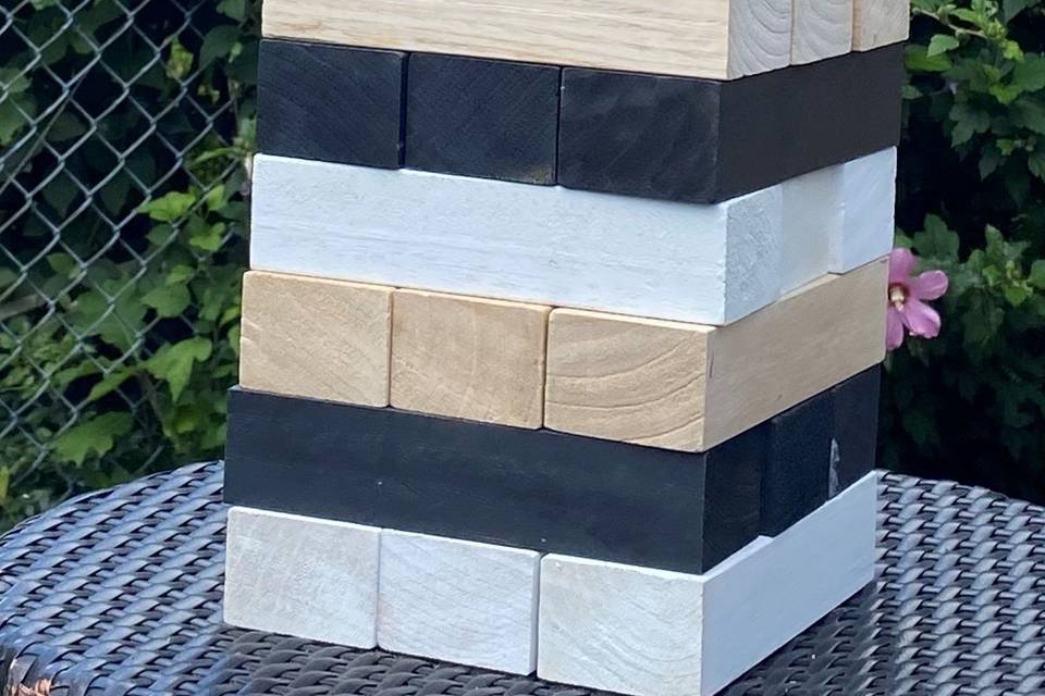 Wedding jenga