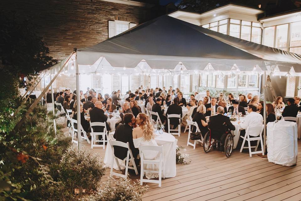 Tented Garden Reception