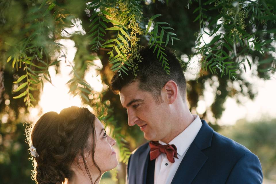 The happy couple