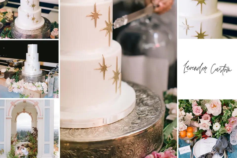 990 – Hermes Lavender – Wedding Cakes, Fresh Bakery