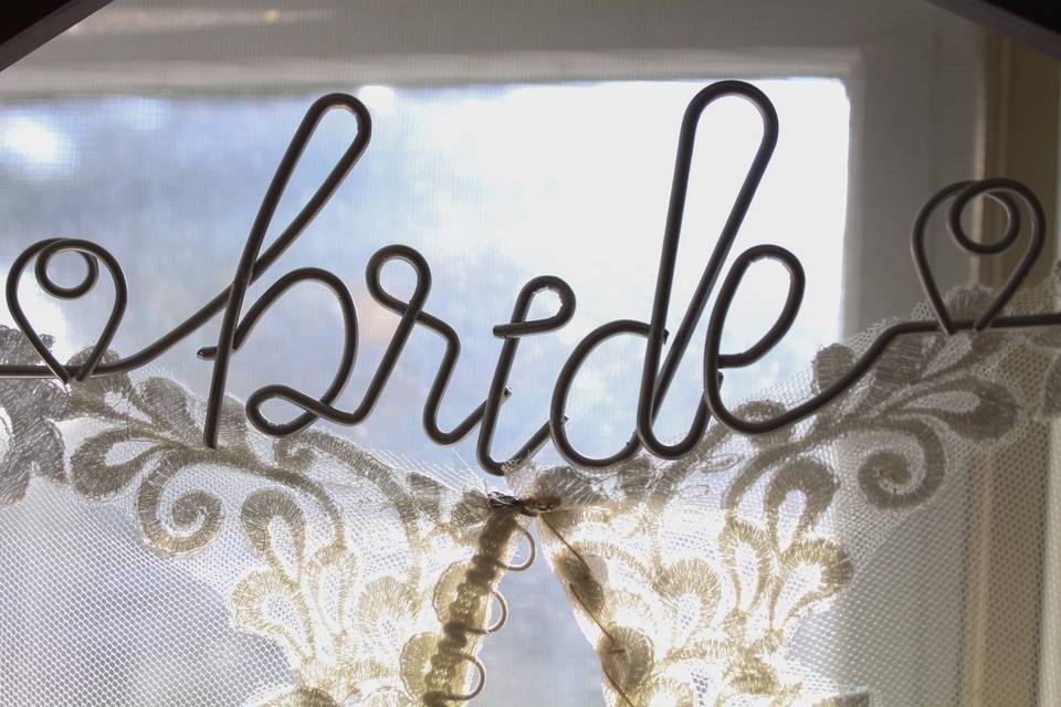 Bride's Dress Hanger