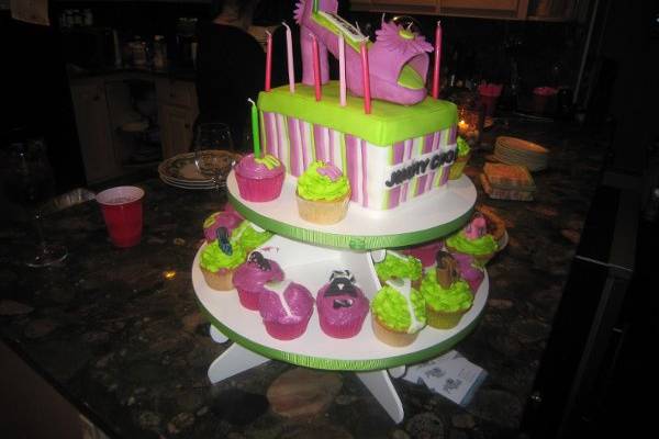 Fabulous cake to end a fabulous 40th birthday bash