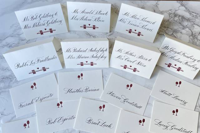 Escort and place cards