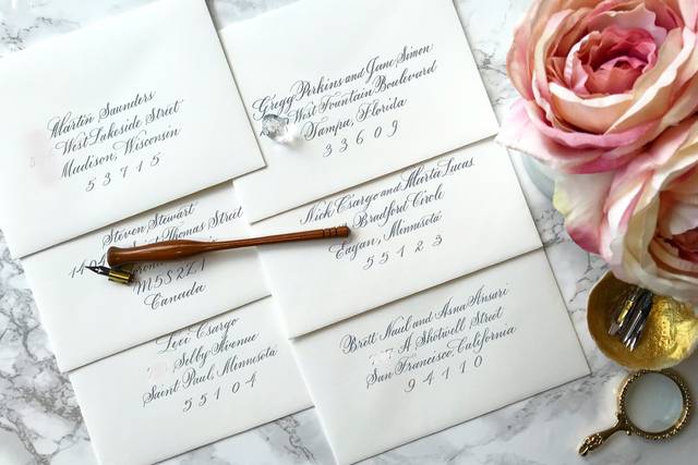 Inky Fingers Calligraphy